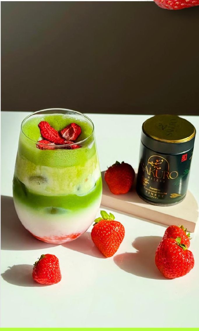 Strawberry Matcha